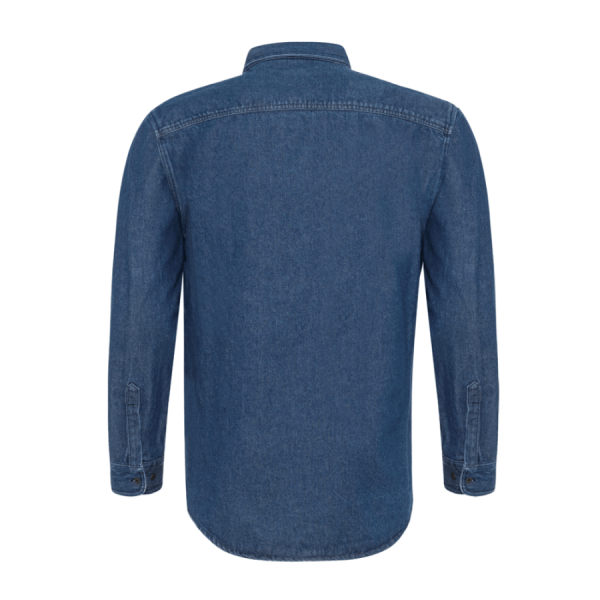 Denim 12.5 Oz Long Sleeve Shirt For Men